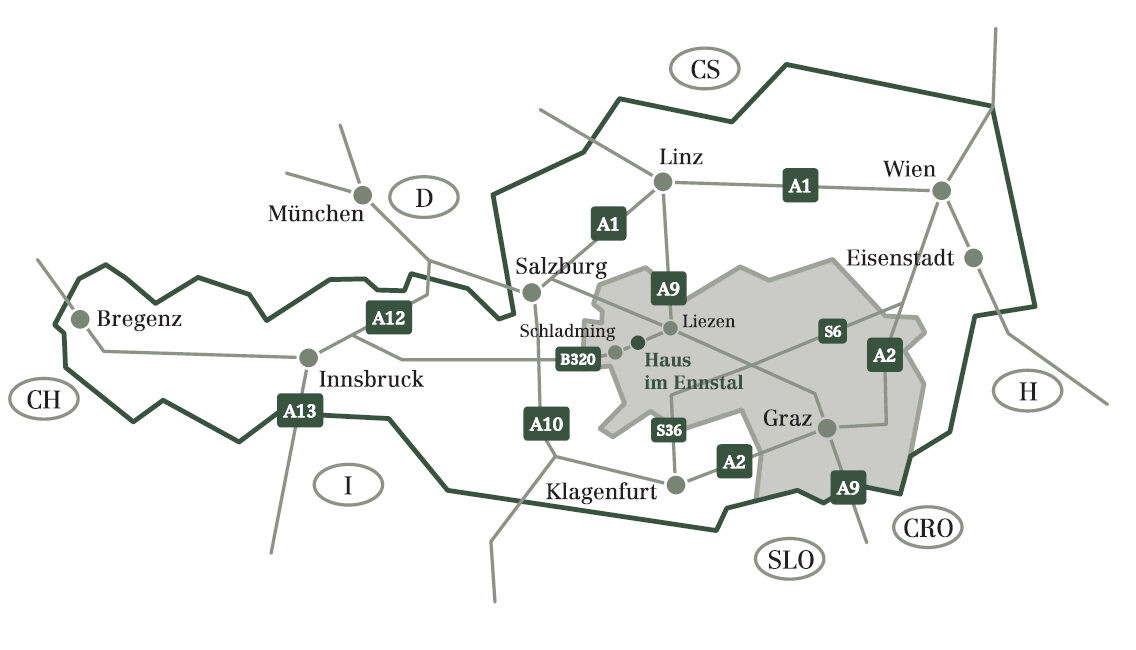 Österreich Landkarte