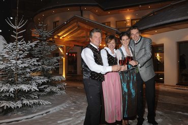 Reinhard, Gerti, Katrin und Gerhard Höflehner