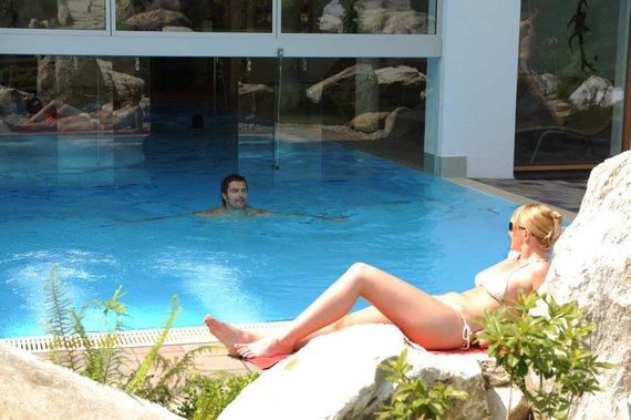 Pool im Sommer