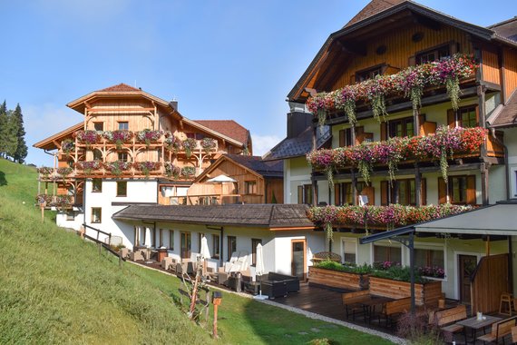 Blumenschmuck am Balkon
