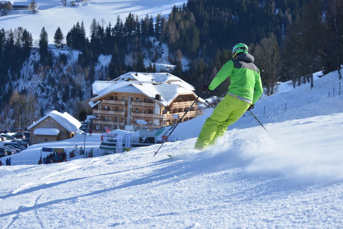 hotel direkt an der piste