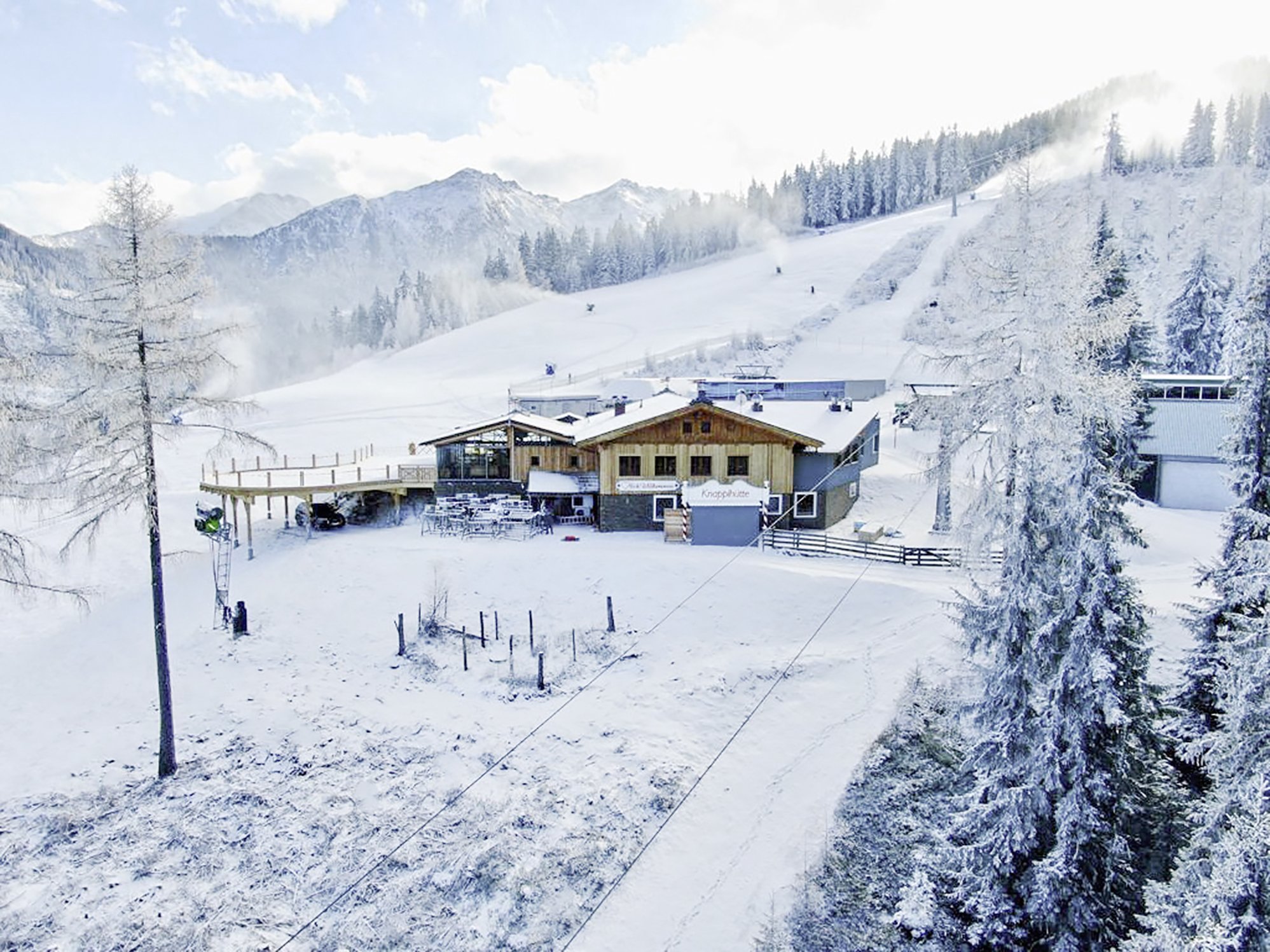 Ski Restaurant Knapplhutte Auf 1 500 Meter