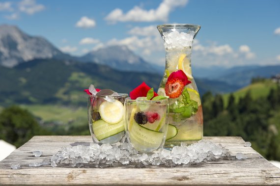 Vitaminwasser - gesunde Erfrischung für heiße Tage