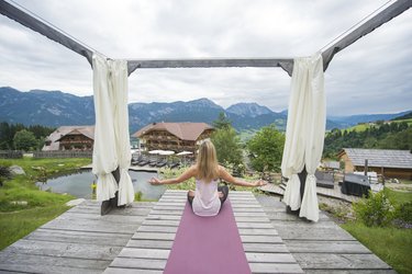 Yoga auf 1.117 m