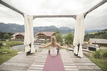 Yoga auf 1.117 m