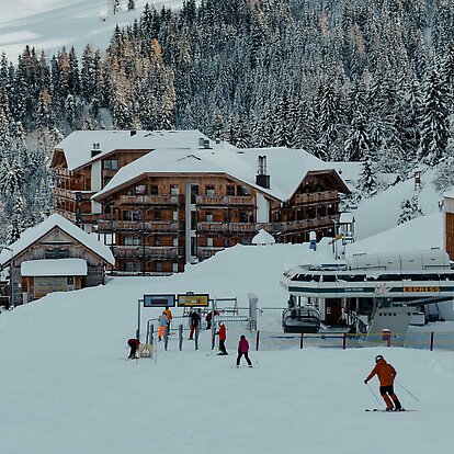 hotel directly at the slopes
