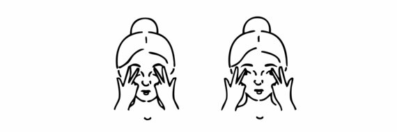 Face Yoga Übung 1