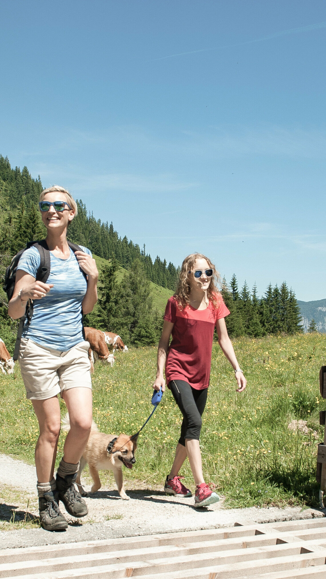 Familie mit Hund