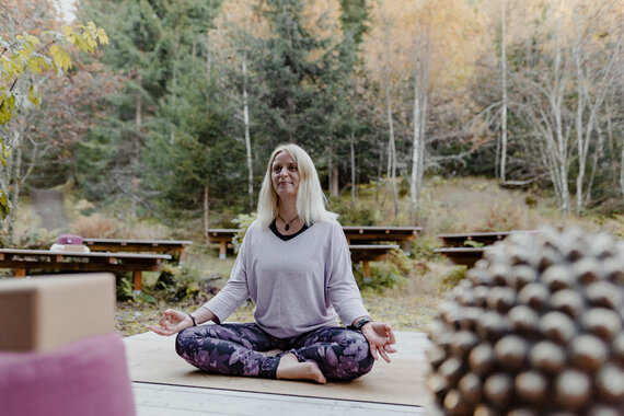 Yoga im Herbst